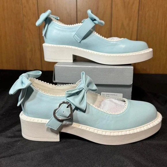 Koi Baby blue Mary Jane shoes BRAND NEW Size 5 - Picture 1 of 6